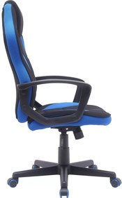 SI Otočná stolička Dakar čierna - modrá