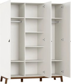 Béžová detská šatníková skriňa 149x196x58 cm Sezane – Vipack