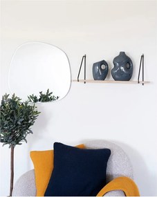 Tmavomodrá keramická váza (výška 18 cm) – House Nordic