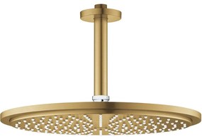 GROHE Rainshower Cosmopolitan EcoJoy horná sprcha 1jet, priemer 310 mm, s prívodom zo stropu 142 mm, kartáčovaný Cool Sunrise, 26067GN0