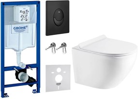 Set podomietková konštrukcia Grohe Rapid SL 38539001, WC misa Oltens Hamnes 42013000, 38964KF0, 45100000