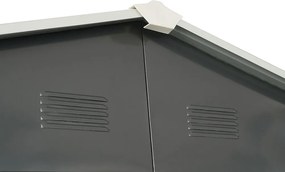 Záhradný domček na náradie s drevníkom Avenberg 3,22 x 1.96 m ANTRACIT SD-X68EWS