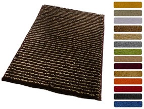 ROUTNER Kúpeľňová predložka PESCINA Hnedá 10603 - Hnedá / 50 x 80 cm 10603