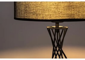 Rabalux 74082 - Stolová lampa NIVRA 1xE27/40W/230V čierna