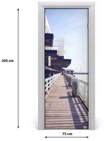 Fototapeta samolepiace na dvere mólo Sopot 75x205 cm
