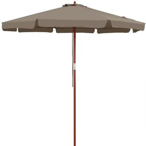 InternetovaZahrada Záhradný slnečník Ø330 cm - taupe