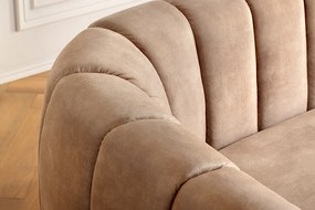 Pohovka BABYLON 200 cm velvet béžová