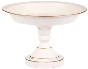 BONTEC Misa kovová - na stojane, 20 cm, aranžovacia, biela Farba: Biela