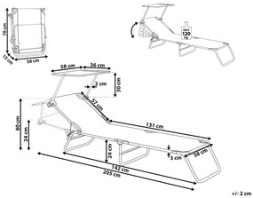 Lehátko Fiona (sivá). Vlastná spoľahlivá doprava až k Vám domov. 1078966