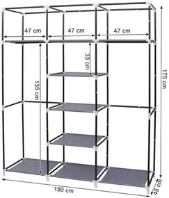 Šatníková skriňa RYG12G