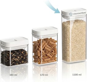 Zeller Present Dóza na potraviny, vzduchotesné veko, 1100 ml, COMPACTA