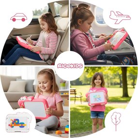 Puzzle magnetická tabuľa tangram pre deti Ricokids RK-823