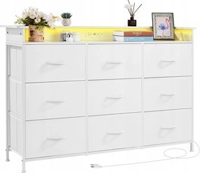 Komoda Vevor 126 x 32 x 84,5 cm biela