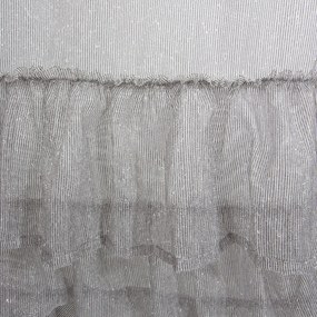 ZÁCLONA NA PÁSKE RAJA 140X270 CM SIVÁ