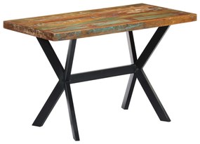 vidaXL Jedálenský stôl 120x60x75 cm, recyklovaný masív