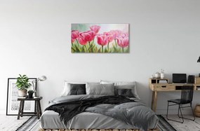 Obraz plexi Tulipány obrázok 100x50 cm