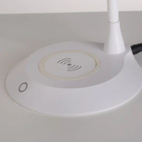 JUST LIGHT. 14414-16 -LED stmievateľná stolná lampa s nabíjaním PUCKI LED/4,5W/230V biela