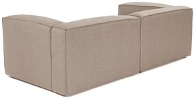 Dvoumístná pohovka Fora 248 cm hnědá