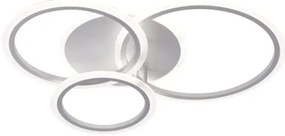 LED Stmievateľný prisadený luster LED/40W/230V biela + diaľkové ovládanie