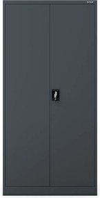 Hospodárska skriňa uzamykateľná antracitová DAWID D600 900 x 1850 x 600 mm