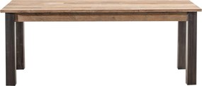 Rozkladací stôl Berton 200/300 x 100 x 76 black&amp;natural