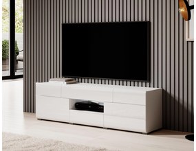 TV stolík Tamie Typ 41 (biela + lesk biely). Vlastná spoľahlivá doprava až k Vám domov. 1030379