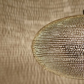 Mosadzná závesná lampa Gizeh D28