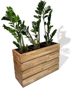 Dekorstudio Drevený dubový kvetináč do interiéru aj exteriéru 60x40x20cm