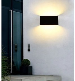 Top Light - LED Vonkajšie nástenné svietidlo LED/12W/230V IP65 čierna