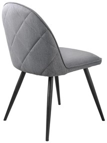 Sivá jedálenská stolička Minto – Unique Furniture