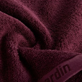 BAVLNENÝ UTERÁK PIERRE CARDIN EVI 70X140 CM BORDOVÁ