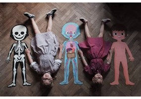 Janod - Detské vzdelávacie puzzle 225 ks ľudské telo