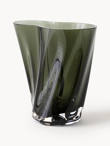 Ručne fúkaná sklenená váza Aer, V 19 cm