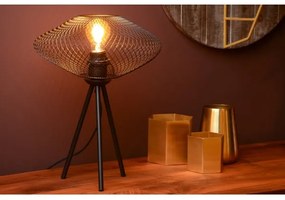 Lucide 21523/01/30 - Stolná lampa MESH 1xE27/40W/230V čierna