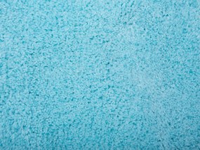 Okrúhly koberec ⌀ 140 cm modrý DEMRE Beliani