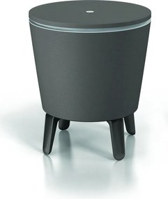 Plastový okrúhly záhradný stolík so zásobníkom na ľad ø 49,5 cm Cool – Keter