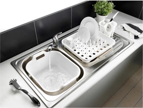 Biely plastový odkvapkávač 38x33,5 cm Signature – Addis