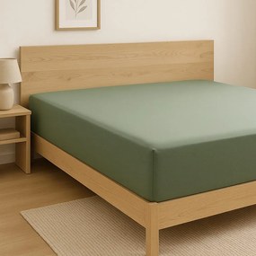 Vandyck Prestieradlo Vandyck Jersey Supreme XXL 200-210x220 cm Olive