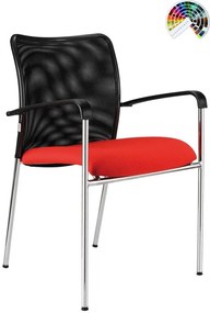 Konferenčná rokovacia stolička TRINITY čalúnenie CURA, LUCKY