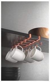 Závesný držiak na hrnčeky Metaltex v medenej farbe
