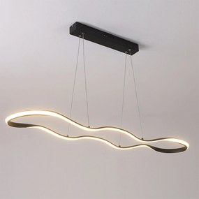 Toolight Toolight, závesné LED svietidlo 120cm, 24W, 3000K, LHJ026-CP, čierna, OSW-60017