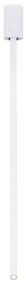 LED biele designové stropné svietidlo Ornos 70