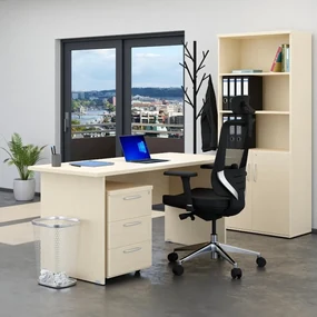 Zostava kancelárskeho nábytku Visio 2, 160 cm, javor