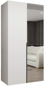 Skriňa Alicante II 100 biela/čierna