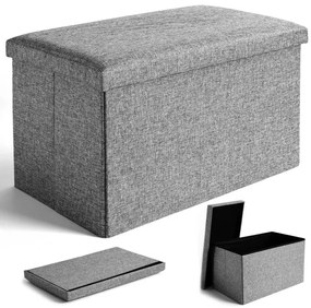 Úložná taburetka DIEGO XL sivá