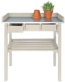 Esschert Design Záhradný pracovný stôl  biely CF29W