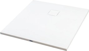 Cagliari White 80x80x2,6 cm Štvorcová, SMC sprchová vanička, so sifonom