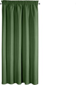 KRÁTKY ZÁVES NA PÁSKE RITA 140X175 CM TMAVOZELENÁ
