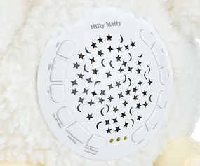 Plyšový zaspávačik ovečka s projektorom Milly Mally