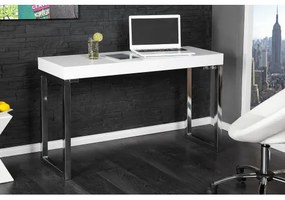 PC/Toaletný - stolík 16714 120cm Biely vysoký lesk - Komfort-nábytok